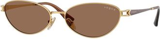 Vogue Eyewear VO4369S 280/73 Womens Sunglasses Gold Size 56