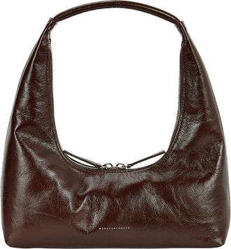 Margesherwood Leather Hobo Bag in Mocha Crinkle at Nordstrom