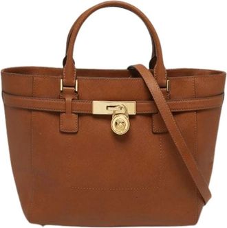 Michael Kors Pre-owned Tote Bags, female, Brown, Size: ONE SIZE Pre-owned Tote Bag