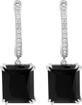 Effy Diamond & Onyx Drop Earrings in Black at Nordstrom Rack