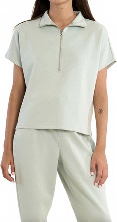 Gabrielle Womens Lightweight Soft Top In Sage