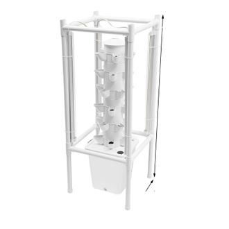 OEM Sistema De Cultivo Hidrop&oacute;nico, Capacidad Para 30 Plantas, 4 Luces Led De Cultivo, Blanco