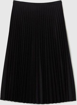 Lacoste Womens Elasticated Waist Flowing Pleated Skirt - Black - Size: 6/32in