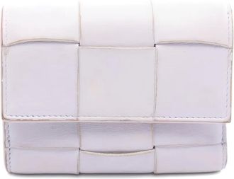 Bottega Veneta Portafoglio Cassette Intrecciato anni 2000 - Viola