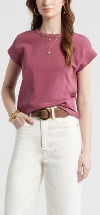 Treasure & Bond Drop Shoulder T-Shirt in Burgundy Maroon at Nordstrom, Size Xx-Small