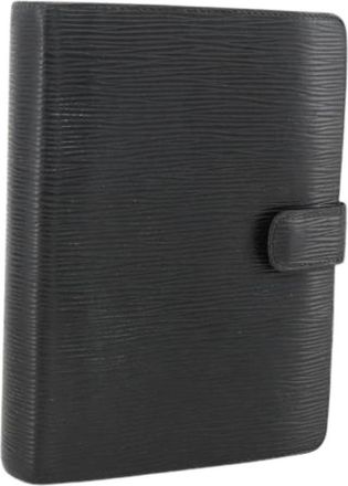 Louis Vuitton Pre-owned Day Planner Cover - Dames - Vintage Accessoires - Zwart - ONE Size - Leer - Vintage