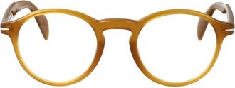 Eyewear by David Beckham Heren, Accessoires, Geel, Maat: 47 MM