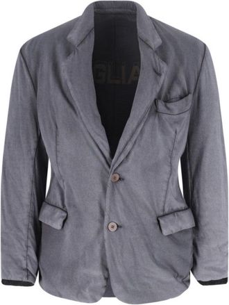 Magliano Distressed Single-Breasted Jacket - Grey