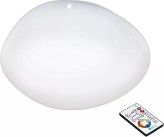 Eglo Plafoniera applique led con telecomando, ø 45 cm