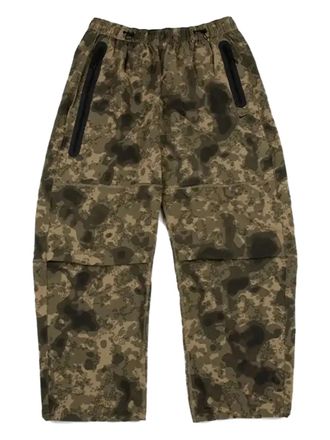 Nike woven texture trousers - Green