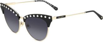 Kate Spade New York Alvi/G/S Zonnebril - Dames - Zonnebrillen - Zwart - 54 MM - Accessoires