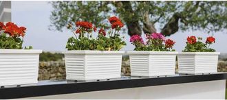 Monacis Balconera De Pol&iacute;mero Monacis Con Acabado Mate Blanco Cm 60 (60x22x20h)