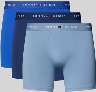 Tommy Hilfiger Boxershorts mit elastischem Bund mit Logo-Intarsien im 3er-Pack in Royal, Gr&ouml;&szlig;e XXL
