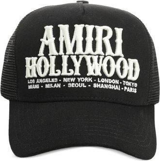 Amiri Caps Nero, Bianco-Uomo