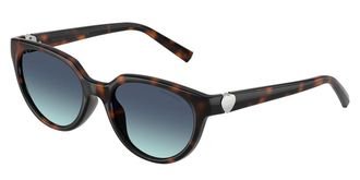 Tiffany & Co. TF4256D Asian Fit 80159S Womens Sunglasses Tortoiseshell Size 55