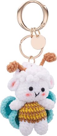 Nina Lamb Bag Charm in White at Nordstrom