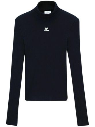 Courr&egrave;ges Reedition Knit Ls Jumper Clothing
