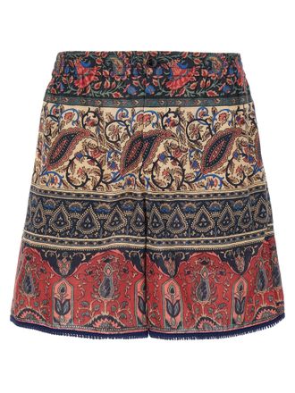 Valentino Garavani Multicolor Cotton Bermuda Mens Shorts