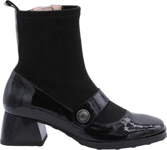 Hispanitas Blackburn Enkellaars - Dames - Laarzen met Hak - Zwart - 37 EU - Schoenen