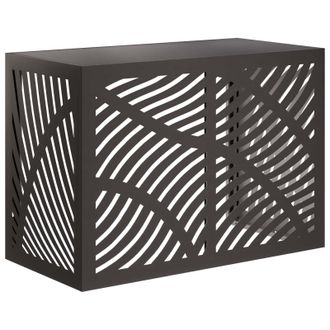 vidaXL Funda Para Aire Acondicionado Negro 100 X 50 X 70 Cm Acero Vidaxl