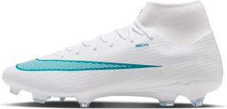 Nike Mens Mercurial Superfly 11 Academy Multi-Ground High-Top Soccer Cleats in White | IO1485-102