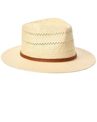 Bruno Magli Vented Packable Straw Panama Hat