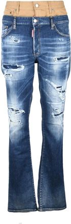 Dsquared2 Heren, Jeans, Blauw, Maat: XS Katoen