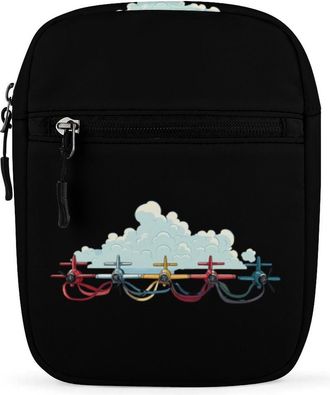 Generic Airplane Crossbody Bag Adjustable Satchel Cute Shoulder Bag Lightweight Sling Bags