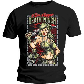 Five Finger Death Punch Mens FFDPTS20MB T-Shirt, Black, XXL (44-46)