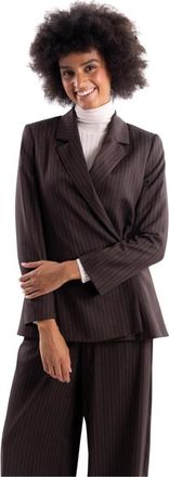 Marella Mllurlo Blazer - Dames - Blazers - Bruin - XS - Wol - Jassen