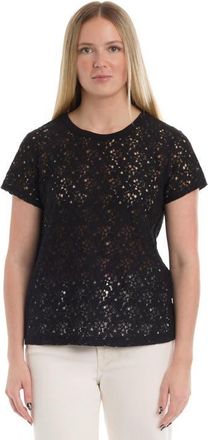 Wilt Baby Fit Lace Tee in Black at Nordstrom, Size X-Small