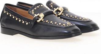 Mjus Leren loafers met studs