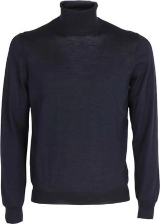 Tagliatore Turtleneck - Heren - Coltruien - Blauw - 2XL - Wol - Truien & Vesten