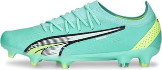 Puma Womens ULTRA ULTIMATE FG/AG Football Boots - Green - Size UK 5.5