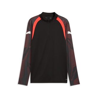 Puma Top da calcio con zip corta individualFINAL da uomo, Accessori, Nero, 3XL