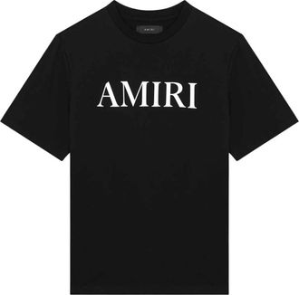 Amiri Core Logo Tee - Heren - T-shirts - Zwart - S - Katoen - Tops