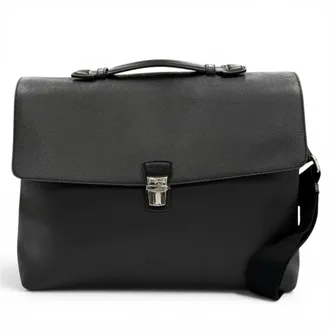 Dolce & Gabbana Black Leather Briefcase (Pre-Owned)