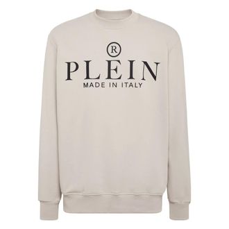 Philipp Plein Hombre, Sudaderas, Beige, Talla: L
