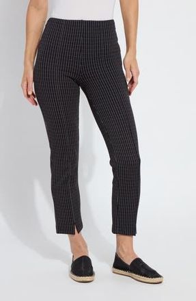 Lyss&eacute; Wisteria Pattern Ankle Pants in Chic Grid at Nordstrom Rack, Size X-Large