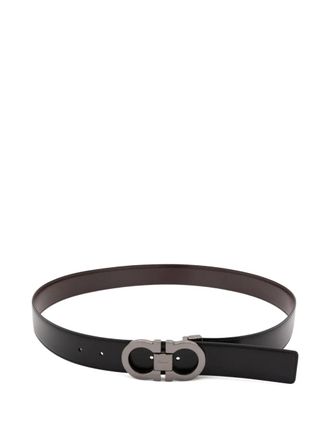 Ferragamo logo buckle belt - Black