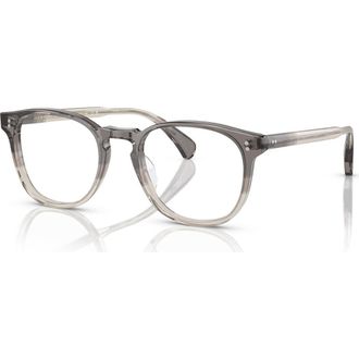 Oliver Peoples 49mm Round optical glasses in Grey at Nordstrom