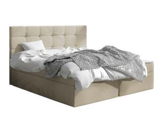 Mirjan24 Cama Continental Comfivo Osculum I, Manila 02, Doble, Continental, 140x200, Tapiz, Somieres, 143x206x112cm