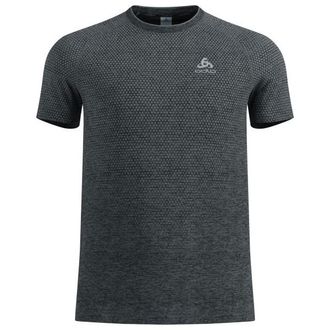 Odlo Essential Seamless T-Shirt Crew Neck S/S Laufshirt f&uuml;r Herren | grau