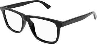 Alexander McQueen Glasses - Heren - Brillen - Zwart - 56 MM - Accessoires