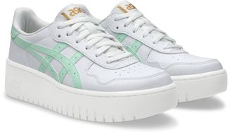 Asics Sneaker ASICS SPORTSTYLE JAPAN S PF, Damen, Gr. 39,5, weiss (wei&szlig;, mint tint), Leder, Synthetik, Schuhe Sneaker