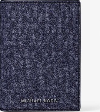 Michael Kors Hudson Signature Logo Folio Card Case