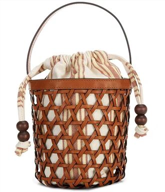 Loeffler Randall Womens Laith Top Handle Bag In Timber