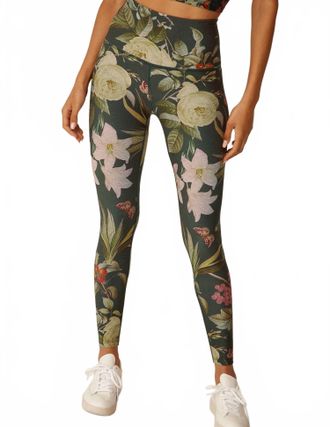 Beyond Yoga Softmark High Waisted Midi Leggings In Botanical Garden
