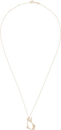 Aliita Miau 9K Gold Cat Pendant Necklace