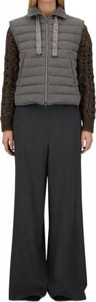 Herno Womens Resort Vest In Grey